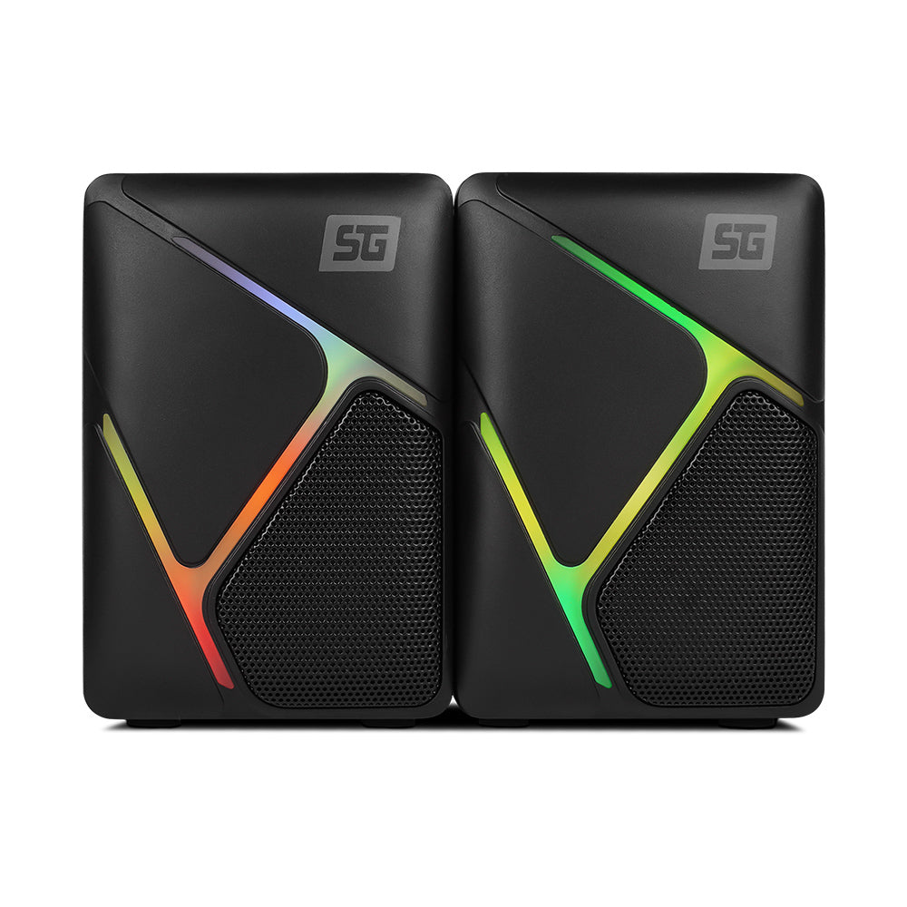 BOCINAS 2.0 VORAGO START THE GAME SPK-108 RGB/USB/3.5MM