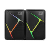 BOCINAS 2.0 VORAGO START THE GAME SPK-108 RGB/USB/3.5MM