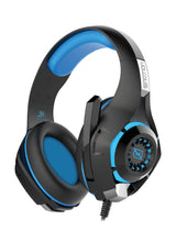 Necnon NBHG-VIPER Auriculares Alámbrico Diadema Juego Negro, Azul, Plata