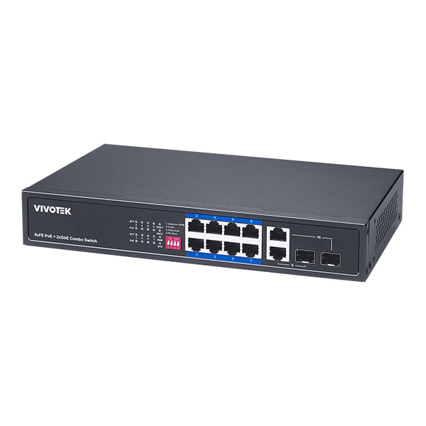 VIVOTEK AW-FGT-100P-110 switch No administrado Fast Ethernet (10/100) Energía sobre Ethernet (PoE) N