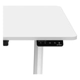 Acteck Ergo Desk 1 ED717 Blanco, Derecho, Forma rectangular, Aglomerado de madera