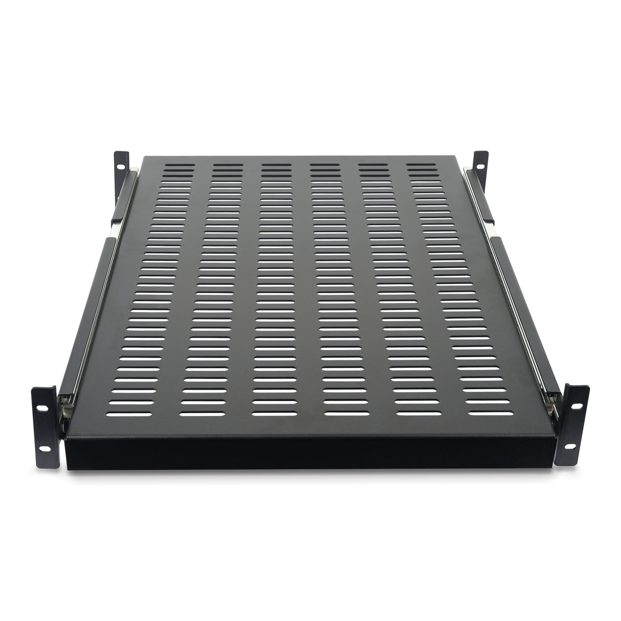 StarTech.com Estante Bandeja Deslizante Perforada Telescópica para Armario Rack de Profundidad Ajustable - 2U 22.7kg Acc