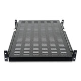 StarTech.com Estante Bandeja Deslizante Perforada Telescópica para Armario Rack de Profundidad Ajustable - 2U 22.7kg Acc