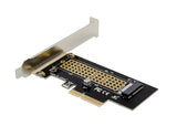 X-Media XM-PEX4-M2M tarjeta o adaptador de interfaz Interno M.2, PCIe, Perfil bajo, PCIe 3.0