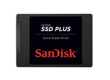 SanDisk Plus 480 GB 2.5" Serial ATA III SLC, 535 MB/s, 6 Gbit/s, SDSSDA-480G-G26