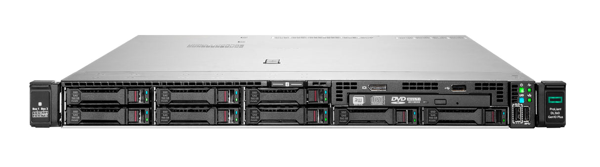 HPE ProLiant DL360 Gen10 Plus 4310 2.1GHz 12-core 1P 32GB-R MR416i-a NC 8SFF 800W PS Server, DDR4-SDRAM, Bastidor (1U)