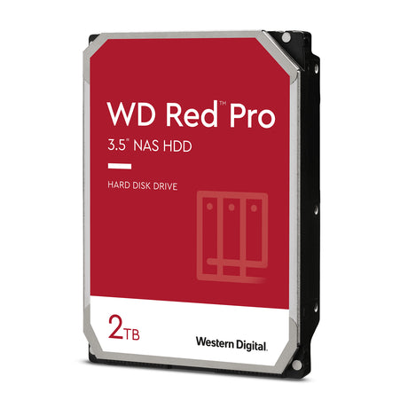 WD Disco Duro Interno Red Pro 2TB 3.5" SATA3 6GB/s 7200RPM, 64MB Cache