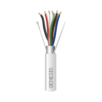 Genesis Cable para Alarma / 6 Conductores / 18 AWG 3216-1012