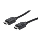 Manhattan Cable HDMI 4K@30 Hz, 15 m, compatible con 1080p y la mayoría de usos 4K (compruebe la especificación 4K del si