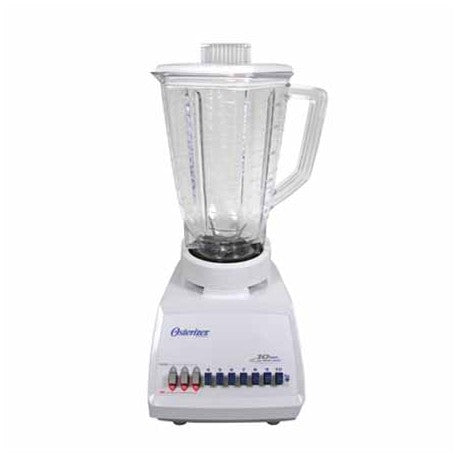 Oster M4108-13 licuadora 1.25 L Batidora de mesa 375 W Blanco, Función de pulso, Picahielos