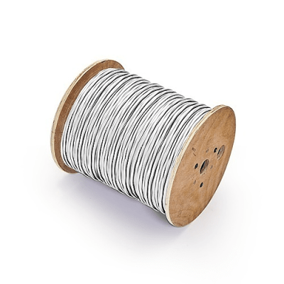 Carrete de 305 Metros (1000 Pies) / Cable de Cobre / 10 x 18 AWG / Plenum / Color Blanco / Blindado / Para Aplicaciones de Alarmas de Intrusión / Cont