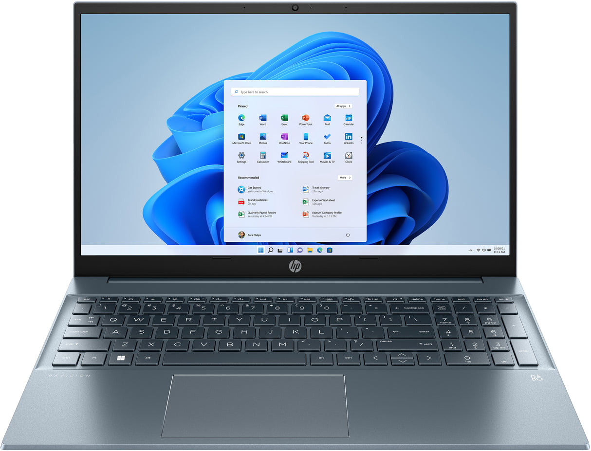 HP Pavilion 15-eg2524la Intel® Core™ i5 i5-1235U Computadora portátil 39.6 cm (15.6") Full HD 8 GB DDR4-SDRAM 512 GB SSD Wi-Fi 6 (802.11ax) Windows
