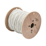 Carrete de 152 Metros (500 Pies) de Cable / 2 x 16 AWG / Blindado / Plenum / Color Blanco / Para Aplicaciones de Audio, Seguridad y Control