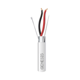 Carrete de 152 Metros (500 Pies) de Cable / 2 x 16 AWG / Blindado / Plenum / Color Blanco / Para Aplicaciones de Audio, Seguridad y Control