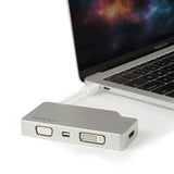 Apple Adaptador USB C Multipuertos de Vídeo HDMI, VGA, Mini DisplayPort o DVI - Convertidor USB Tipo C de Monitor a HDMI