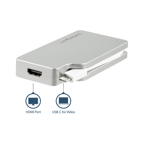 Apple Adaptador USB C Multipuertos de Vídeo HDMI, VGA, Mini DisplayPort o DVI - Convertidor USB Tipo C de Monitor a HDMI