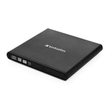 Verbatim Slimline CD/DVD unidades de disco óptico Negro Horizontal Portátil DVD-RW