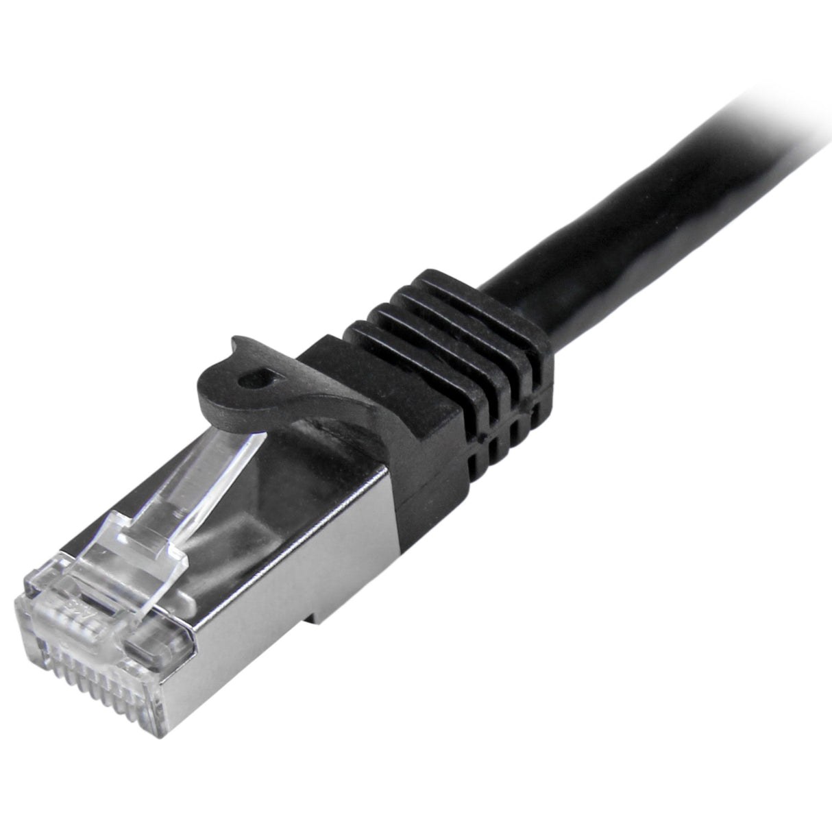 StarTech.com N6SPAT3MBK cable de red Negro 3 m Cat6 SF/UTP (S-FTP)
