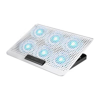 Base Enfriadora ACTECK Froost Max B480 Para Laptop / 6 Ventiladores/ 9 Niveles de ajuste / Negro