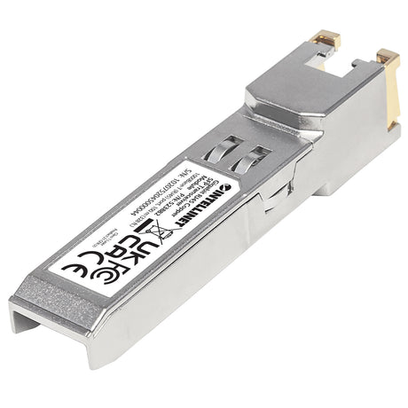 Intellinet Module émetteur-récepteur de réseau SFP RJ45 Gigabit, 1000Base-T, 100 m, conforme MSA, équivalent Cisco GLC-T, garantie de 3 ans módulos de red del transceptor 1250 Mbit/s SFP 100 m Si