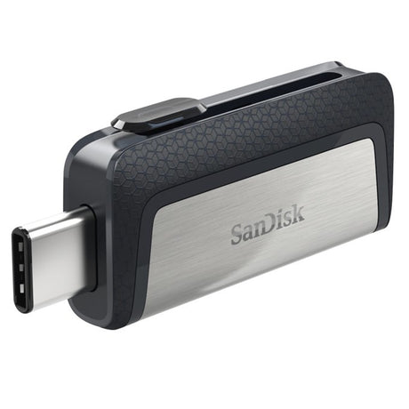 SanDisk Ultra Dual Drive USB Type-C unidad flash USB 64 GB USB Type-A / USB Type-C 3.2 Gen 1 (3.1 Gen 1) Negro, Plata