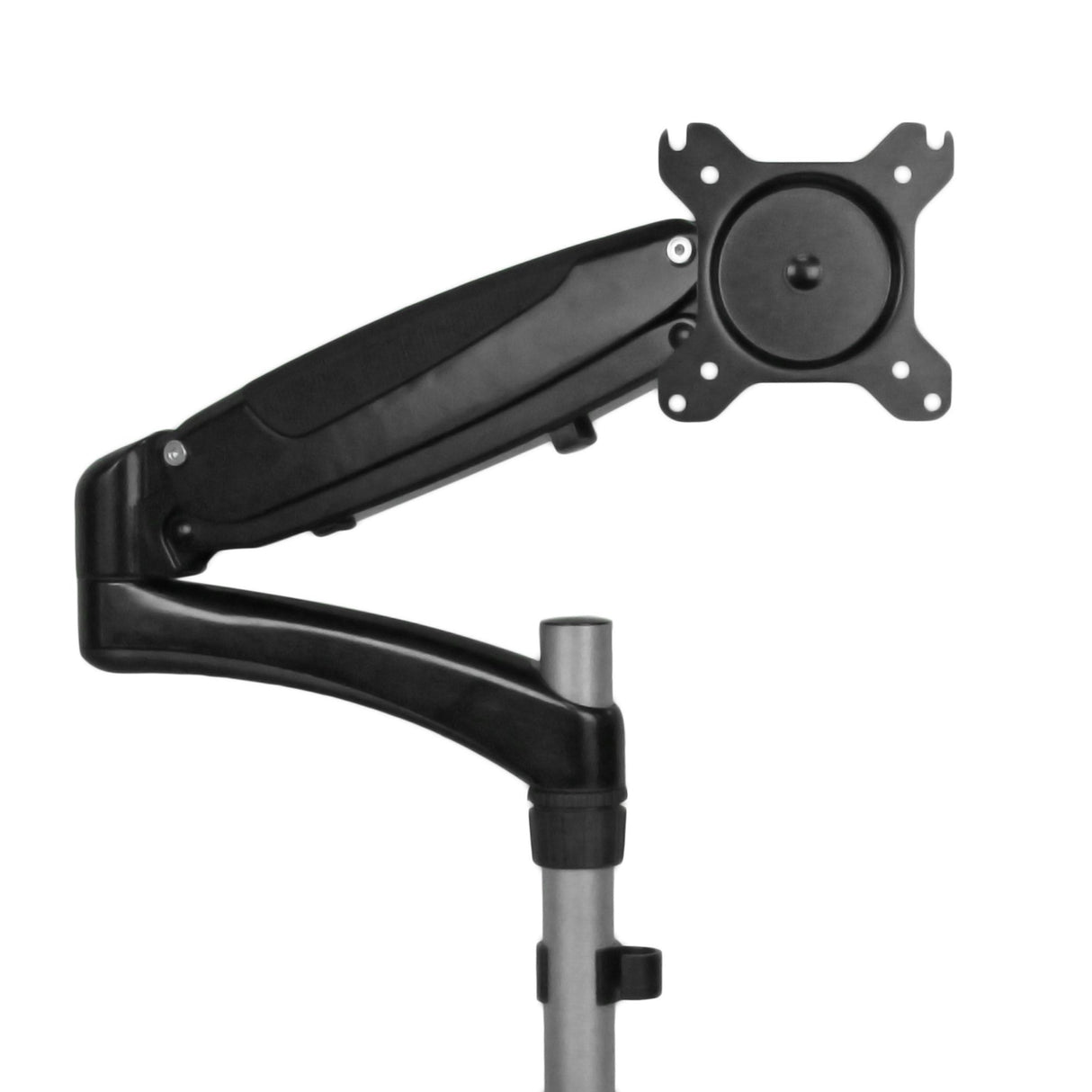 StarTech.com Brazo para un Monitor - Base para Ordenador Portátil con Ajuste de Altura de un Toque Monitor Negro