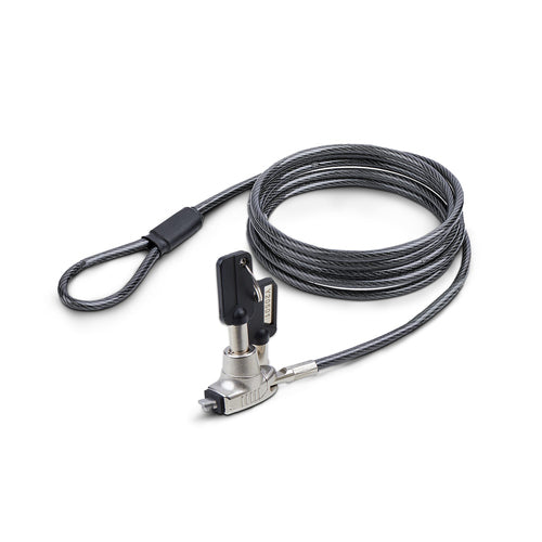 StarTech.com Cable de Seguridad Delgado para Portátil Compatible con Noble Wedge® de 1,5m - Cable Antirrobo para Portáti
