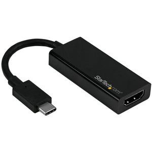 StarTech.com Adaptador Gráfico USB-C a HDMI 4K60Hz - Conversor de Vídeo USB Tipo C a HDMI - Compatible Thunderbolt 3 - Dongle adaptadores gráficos usb USB Tipo C Macho Derecho Si