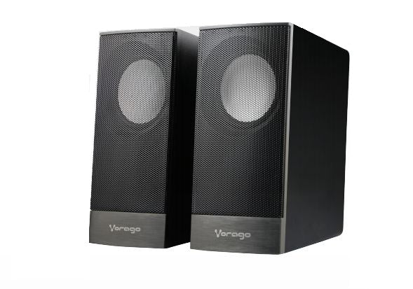 BOCINAS VORAGO SPK-106 NEGRO USB PASIVAS PARA COMPUTADORA 2.