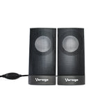Vorago SPK-106 altavoz De 2 vías Negro Alámbrico 6 W, 2.0 canales, 20 - 20000 Hz