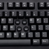 Adesso EasyTouch 630UB teclado Universal USB QWERTY Inglés de EE. UU. Negro