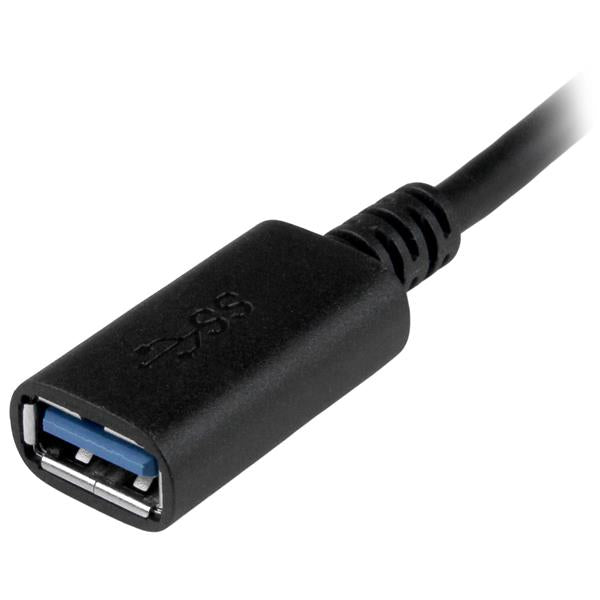 StarTech.com Adaptador USB-C a USB - USB 3.0 (5Gbps) - 15cm - con Certificación USB-IF - USB-C a USB