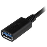 StarTech.com Adaptador USB-C a USB - USB 3.0 (5Gbps) - 15cm - con Certificación USB-IF - USB-C a USB