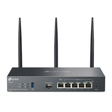 TP-Link Omada ER706W router inalámbrico Gigabit Ethernet Doble banda (2,4 GHz / 5 GHz) Negro, Enrutador de escritorio / poste