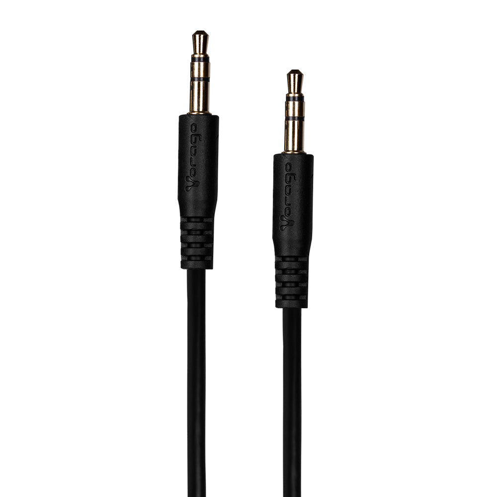 Vorago CAB-A01B cable de audio 1 m 3,5mm Negro, Macho, Macho | Cables de audio