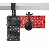 Manhattan 462518 Soportes Mando de videoconsola, Auriculares Escritorio Negro, Rojo