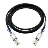 QNAP MINI SAS CABLE (SFF-8088) 3M ES1640DC EJ1600 Negro, miniSAS, miniSAS, Macho/Macho