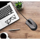 Manhattan Ratón óptico USB Edge, Ambidiestro, USB tipo A, 1000 DPI, MAN-179423
