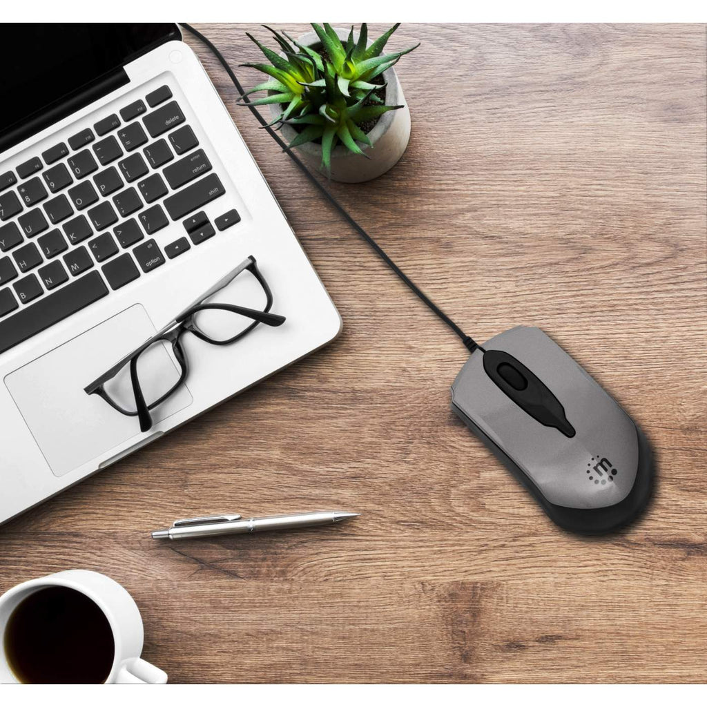 Manhattan Ratón óptico USB Edge