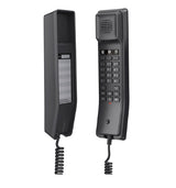 GHP611, Teléfono Hotelero IP Negro, 2 cuentas SIP 2 líneas, GDMS, soporta PoE