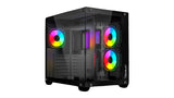 Ocelot Gaming A-CUBE 1 gabinete de computadora Negro, ATX, ITX, Micro ATX
