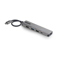 StarTech.com Mini Dock USB-C A HDMI - Adaptador Multipuertos Tipo C - PD de 140W - 4K 60Hz - Hub USB 10Gbps - Para MacBo