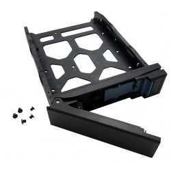 QNAP TRAY-35-NK-BLK03 pieza de computadora Funda de disco duro, Plástico, Negro
