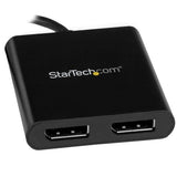 StarTech.com Adaptador USB-C a DisplayPort 1.2 Doble - Hub MST USB Tipo C - Divisor Multiplicador DP Doble de 4K 30Hz/10