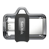 SanDisk 173386 unidad flash USB 128 GB USB Type-A / Micro-USB Negro, Transparente