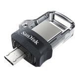 SanDisk 173386 unidad flash USB 128 GB USB Type-A / Micro-USB Negro, Transparente