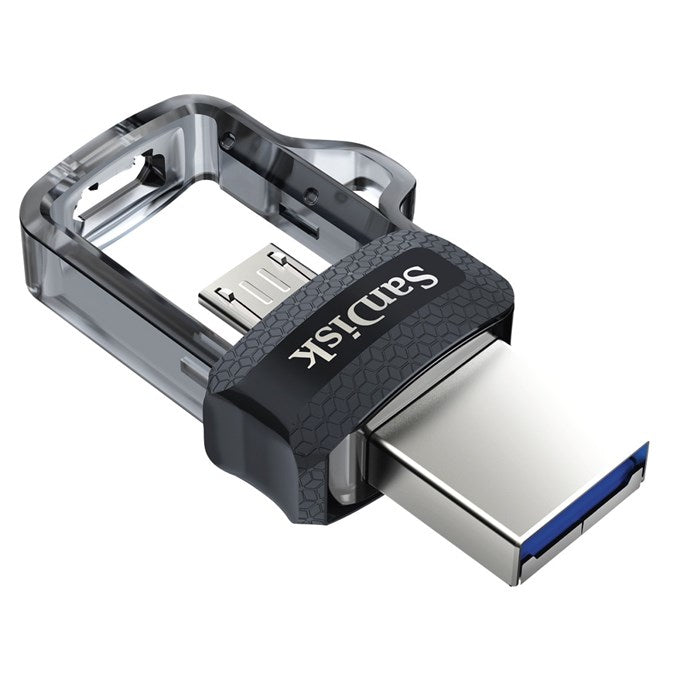 SanDisk 173386 unidad flash USB 128 GB USB Type-A / Micro-USB Negro, Transparente