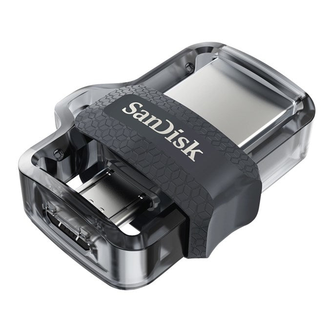 SanDisk 173386 unidad flash USB 128 GB USB Type-A / Micro-USB Negro, Transparente