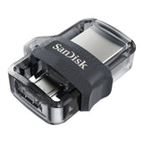 SanDisk 173386 unidad flash USB 128 GB USB Type-A / Micro-USB Negro, Transparente