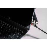 Kensington Candados con llave ClickSafe® para ordenadores portátiles y tabletas Dell® Cable Negro, Metálico Portátil Llave ClickSafe